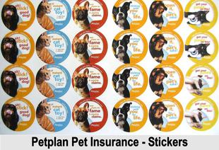 Petplan Pet Insurance - Stickers